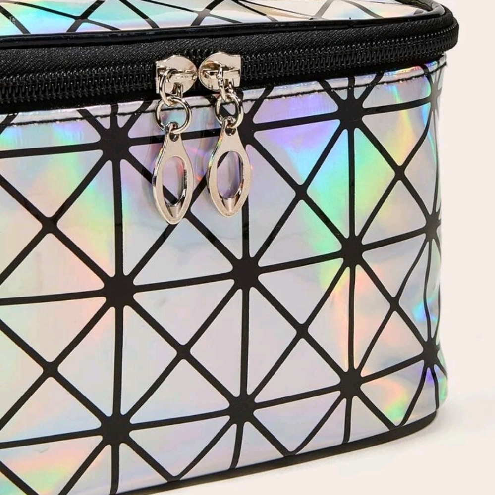 Holographic Metallic Makeup Bag - Picture 2 of 5